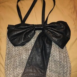 Red by Marc Echo Tweed Hobo Handbag